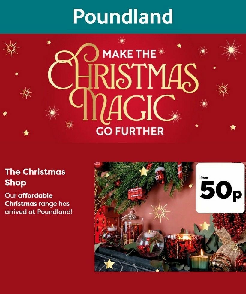 Poundland Offers from 29 October