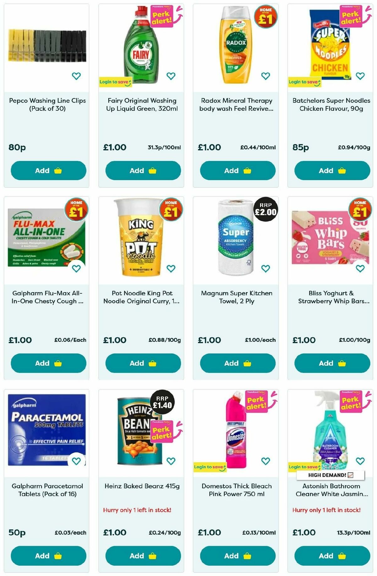 Poundland Offers from 6 January