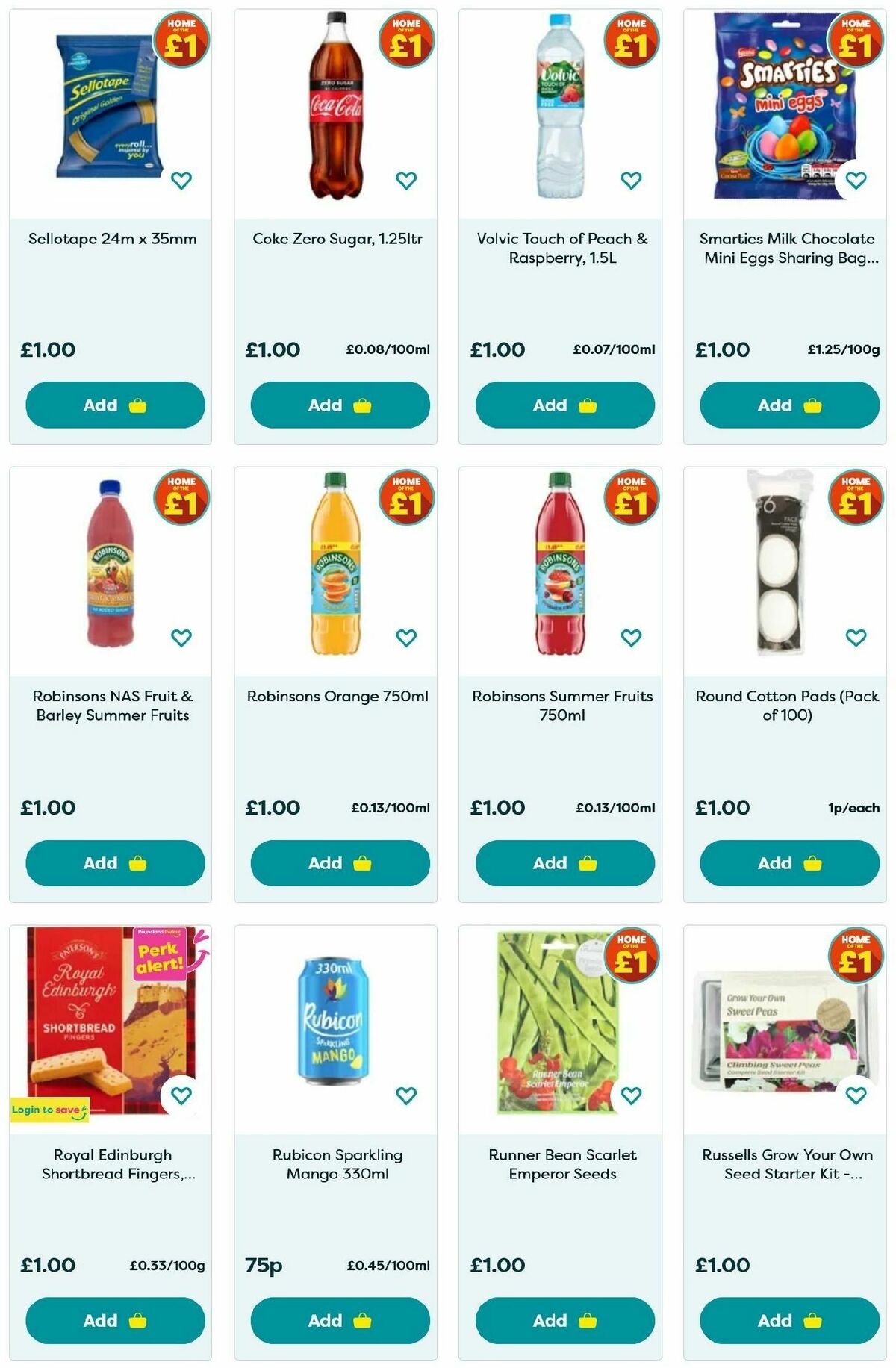 Poundland Offers from 6 January