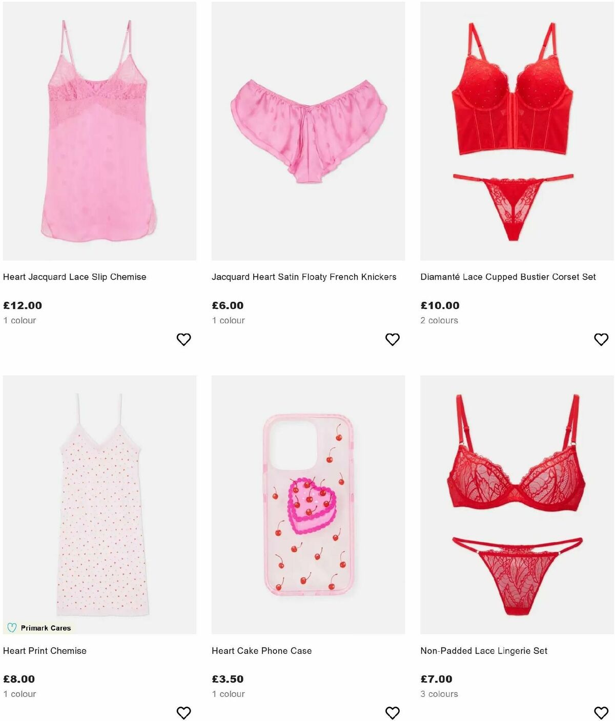 Primark Valentine's Day Offers from 30 January