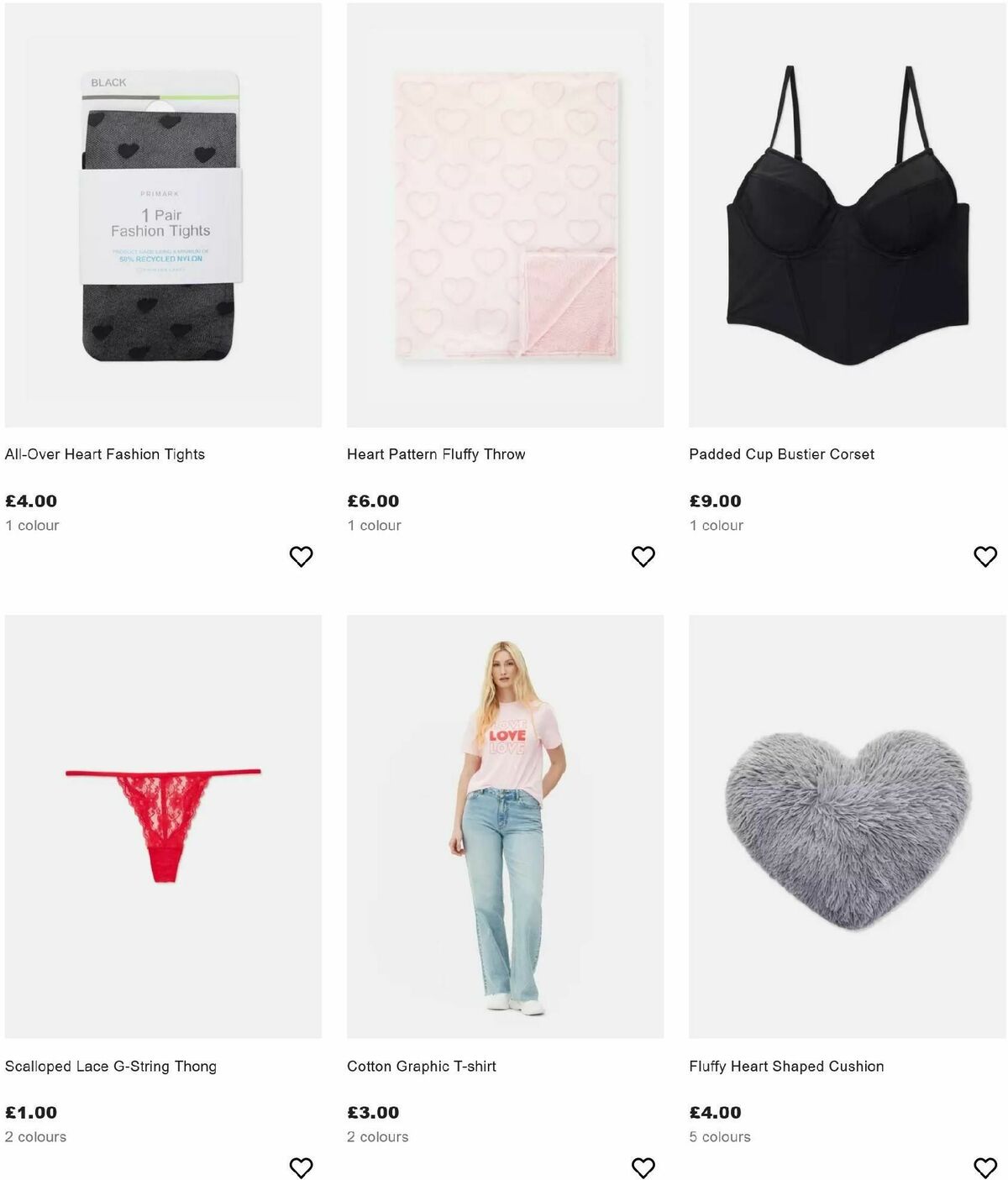 Primark Valentine's Day Offers from 30 January