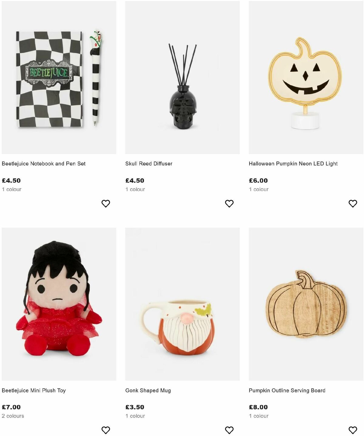 Primark Halloween Offers from 12 October