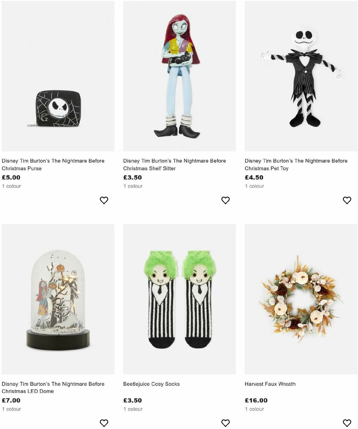 Primark Halloween Offers from 12 October