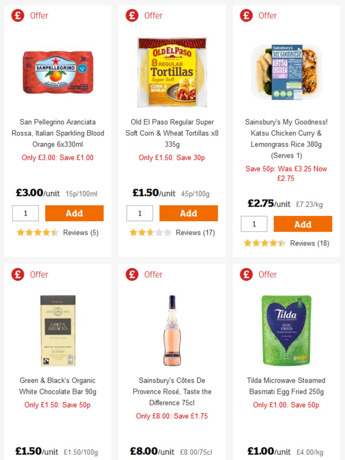 Sainsbury's Offers from 29 March