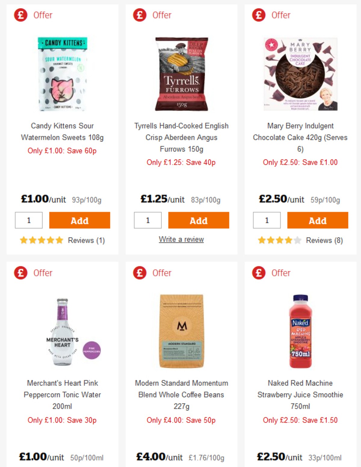 Sainsbury's Offers from 29 March