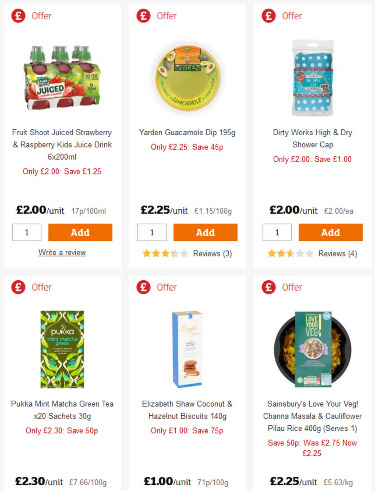 Sainsbury's Offers from 29 March