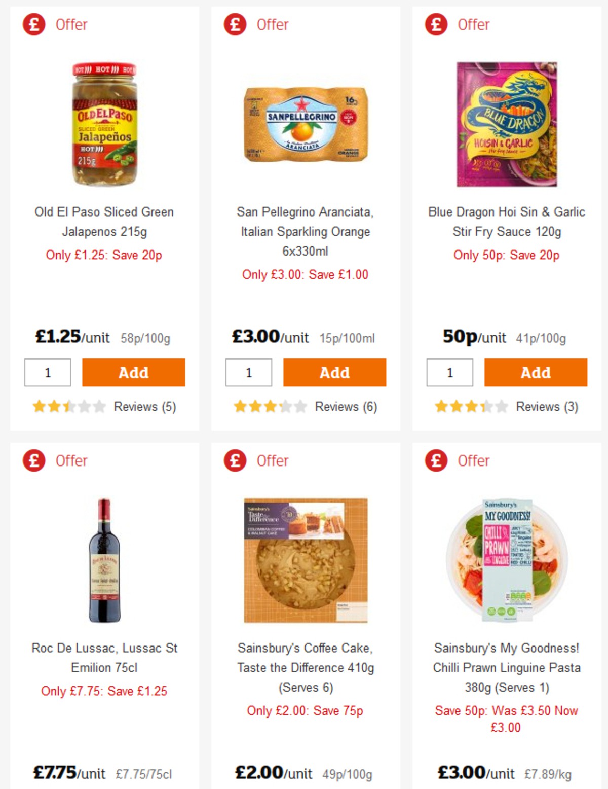 Sainsbury's Offers from 29 March