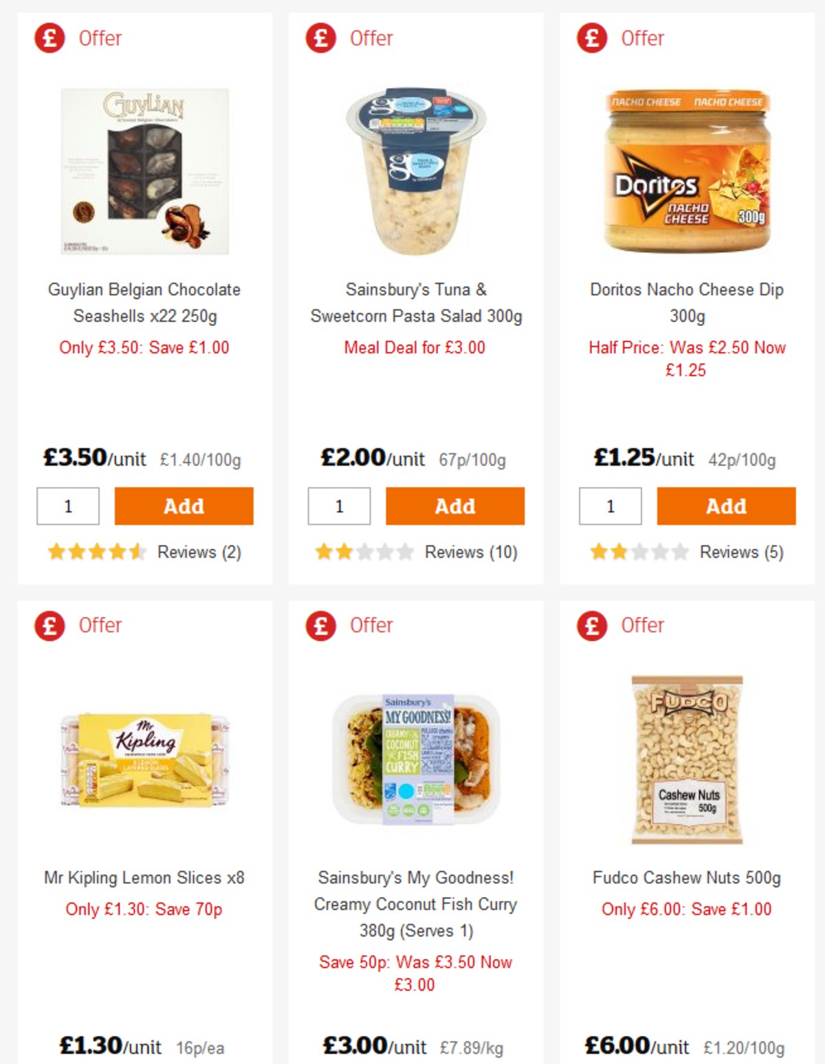 Sainsbury's Offers from 5 April