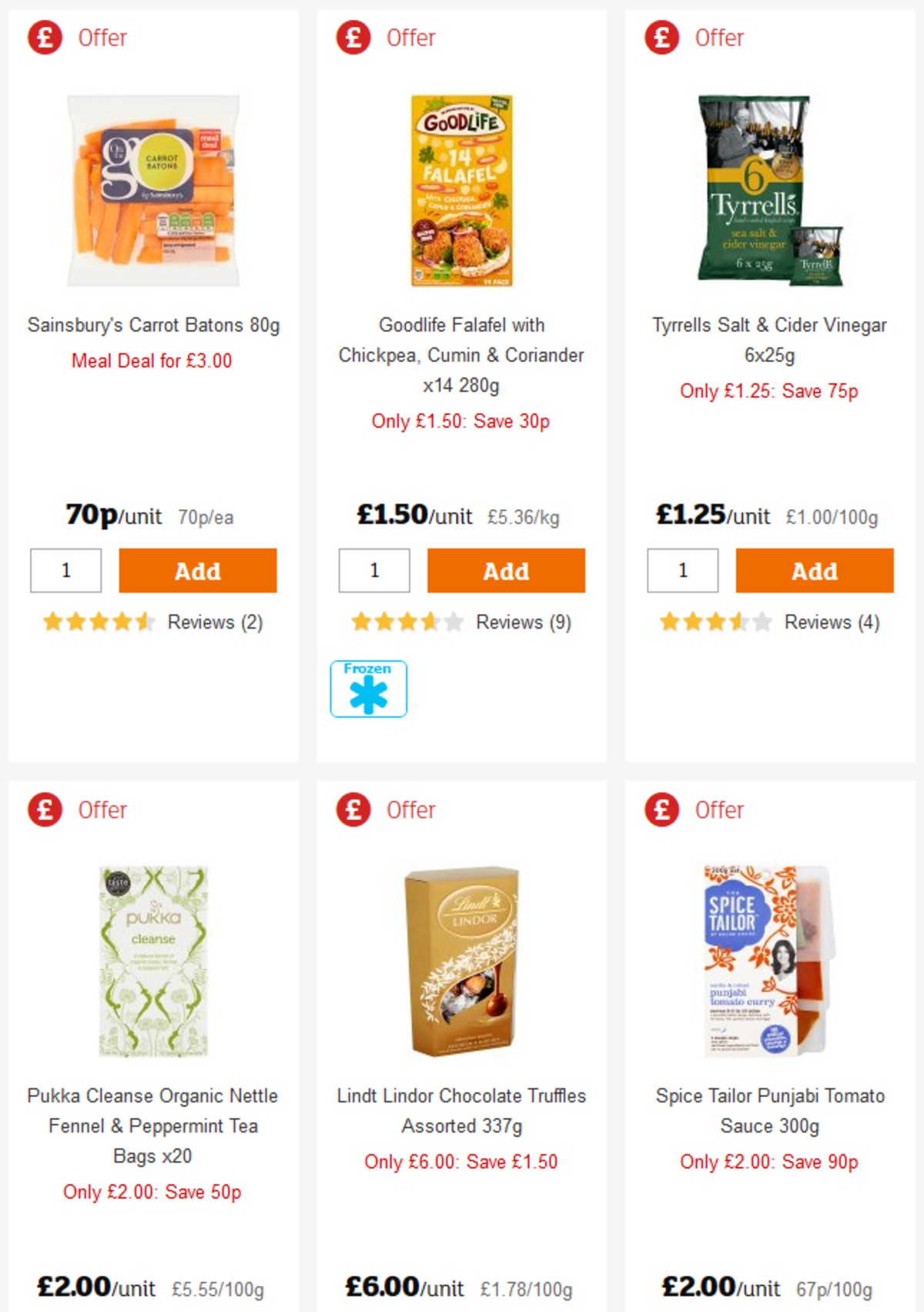 Sainsbury's Offers from 5 April