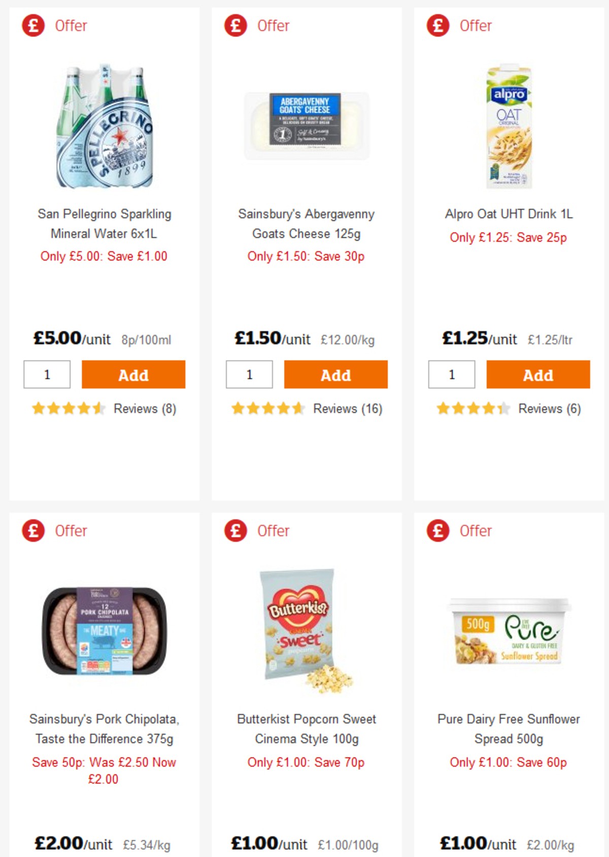 Sainsbury's Offers from 5 April