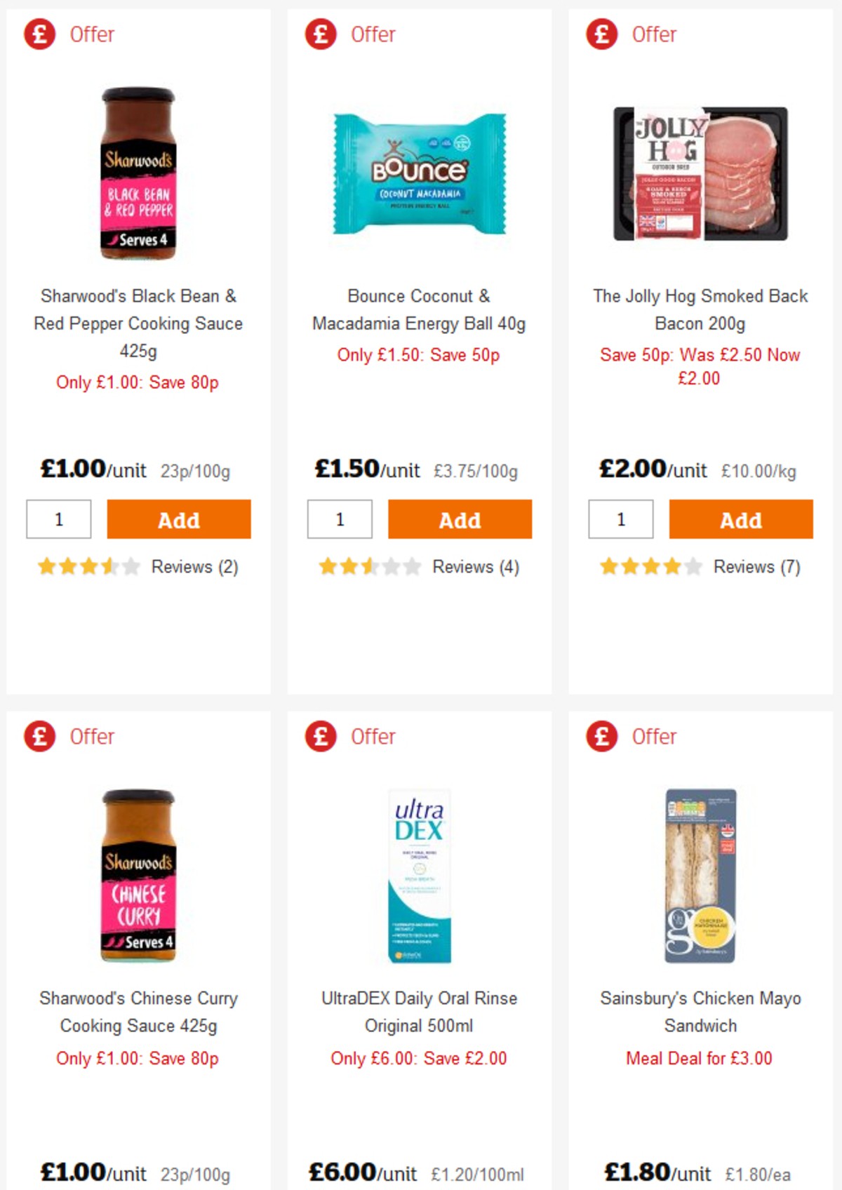 Sainsbury's Offers from 26 April