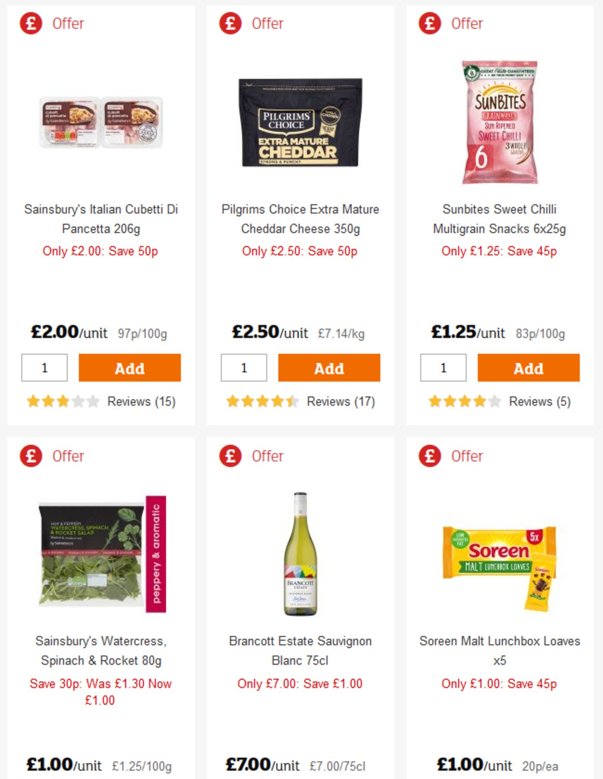 Sainsbury's Offers from 26 April