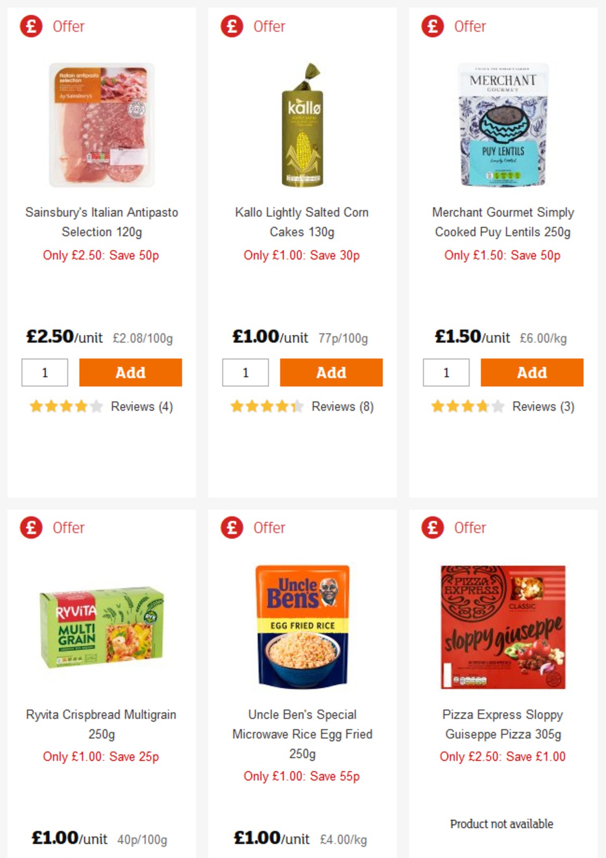 Sainsbury's Offers from 26 April