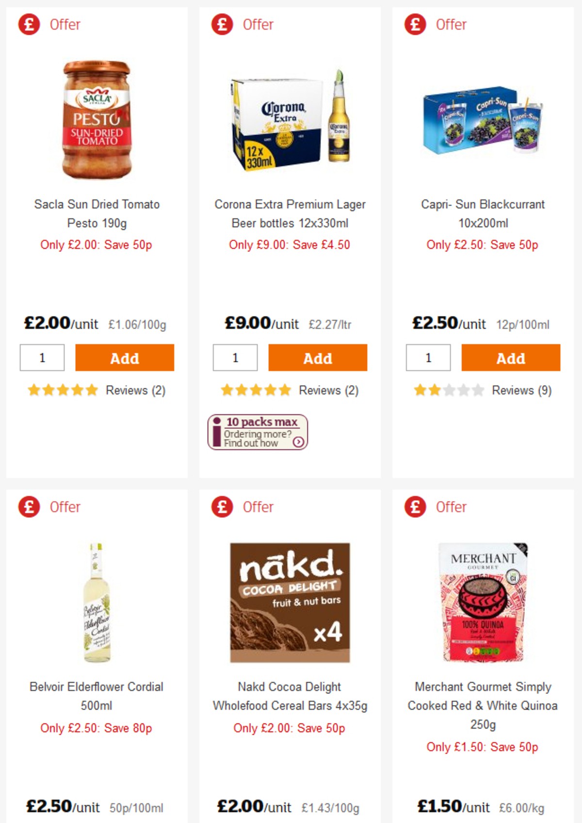 Sainsbury's Offers from 26 April