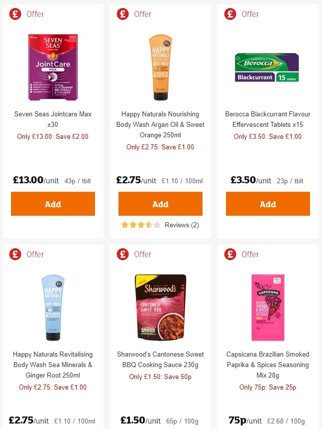 Sainsbury's Offers from 14 June