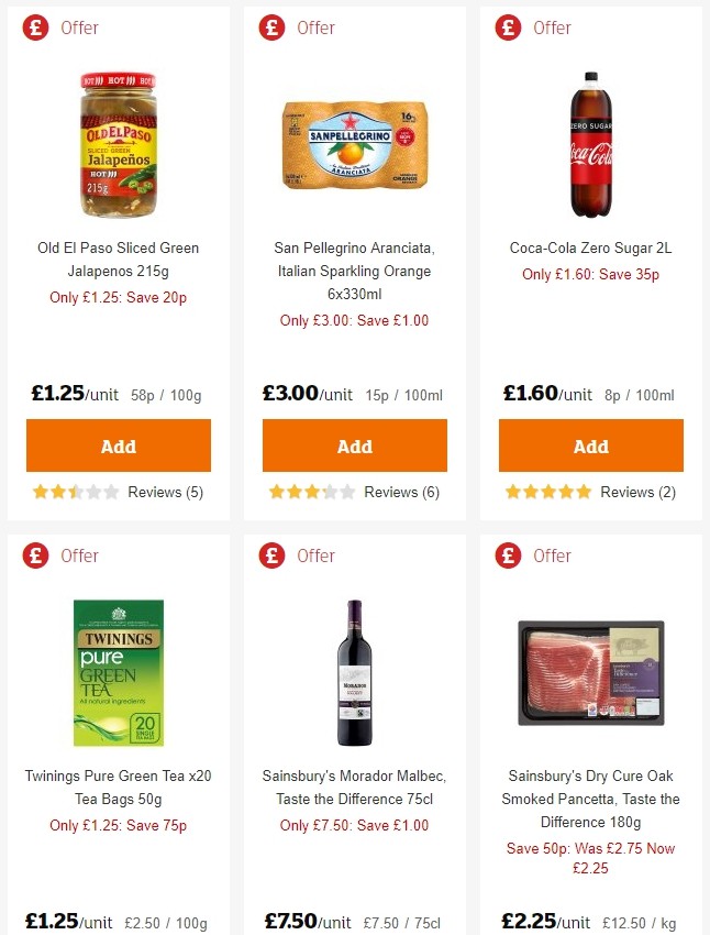 Sainsbury's Offers from 14 June