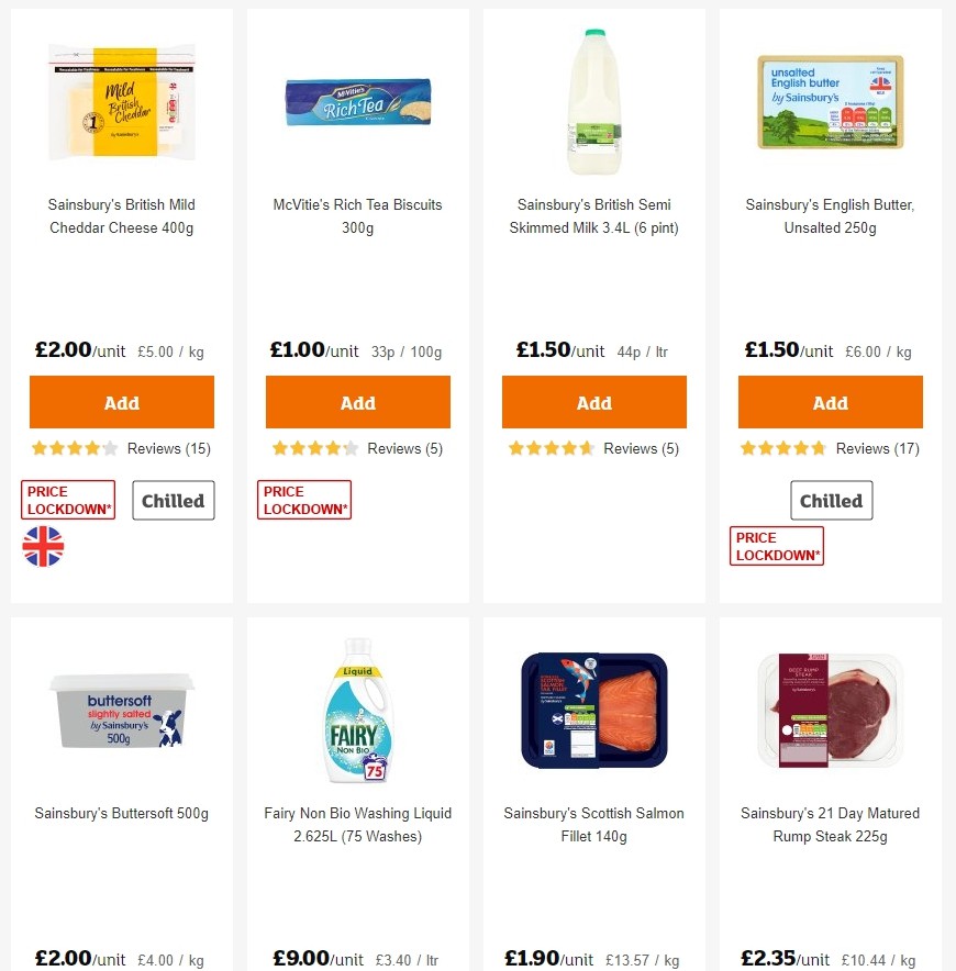 Sainsbury's Offers from 9 August