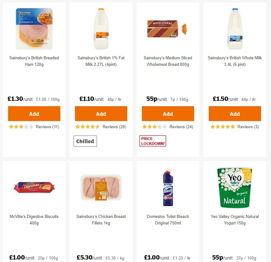 Sainsbury's Offers from 9 August