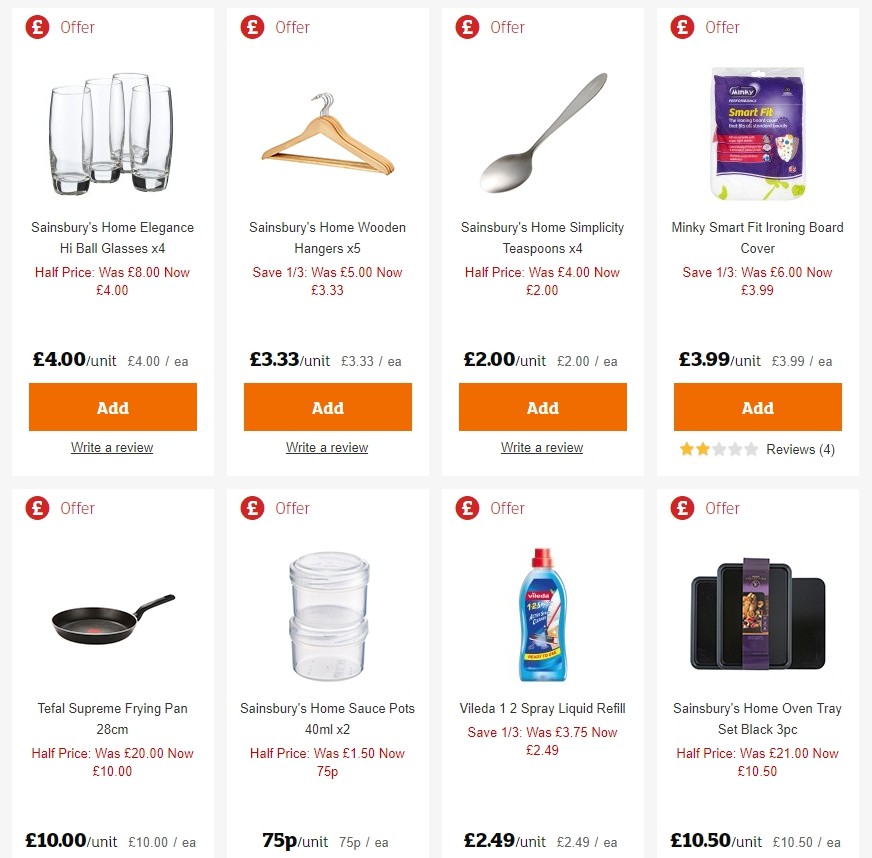 Sainsbury's Offers from 23 August