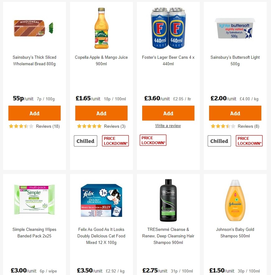 Sainsbury's Offers from 27 September