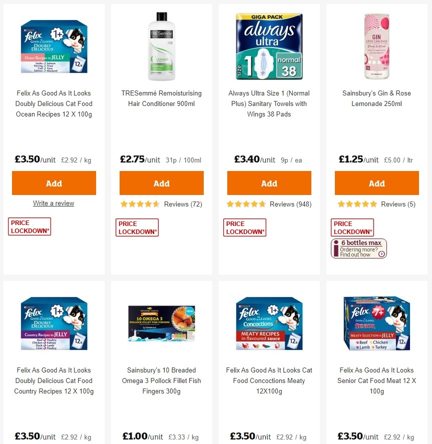 Sainsbury's Offers from 27 September