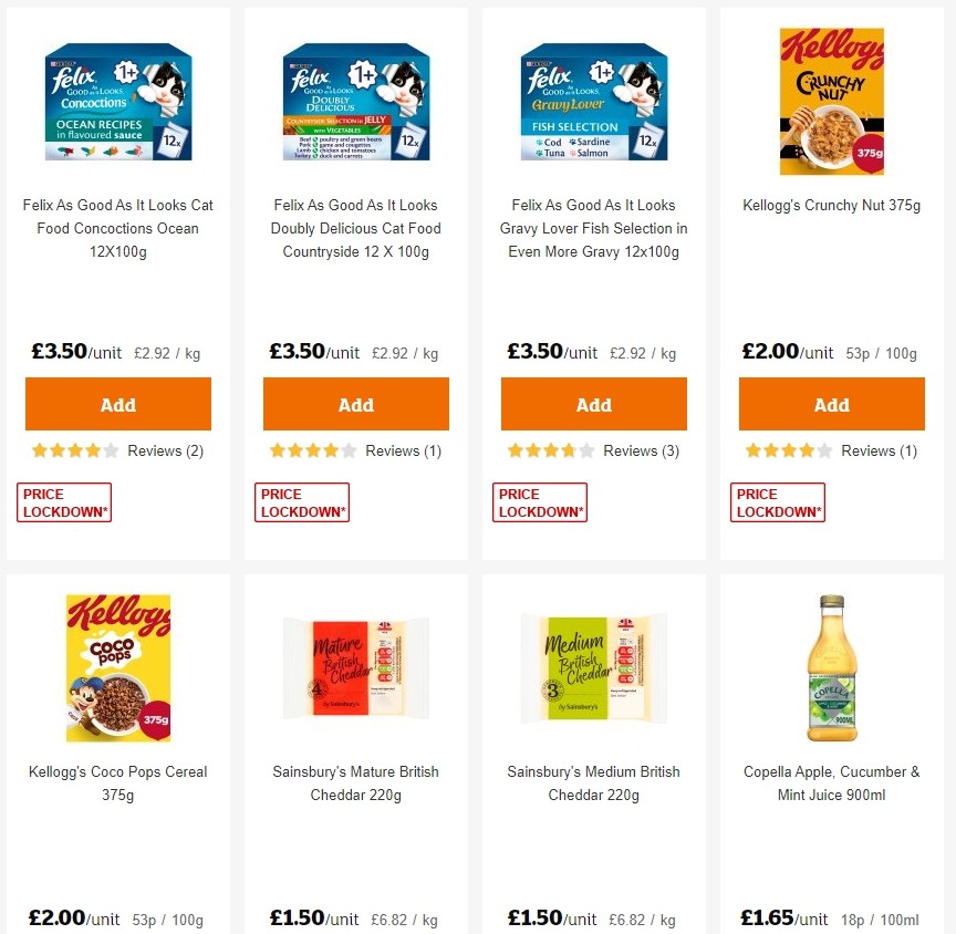 Sainsbury's Offers from 27 September