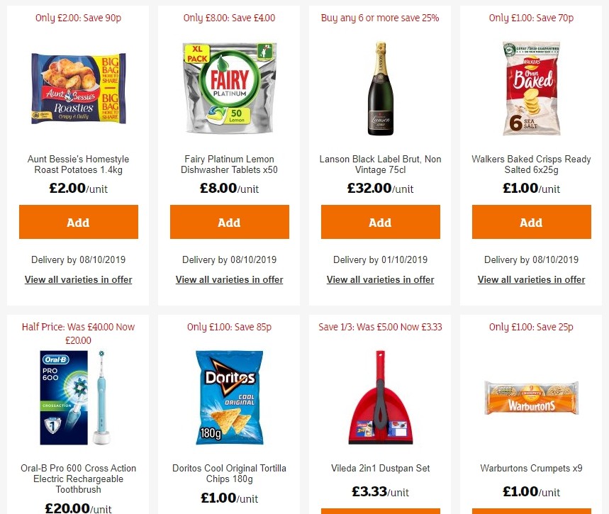 Sainsbury's Offers from 27 September