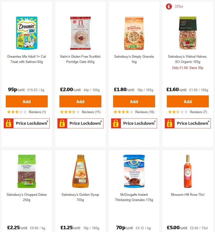 Sainsbury's Offers from 4 October