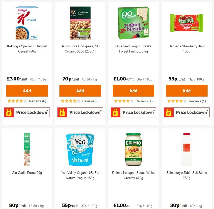 Sainsbury's Offers from 4 October