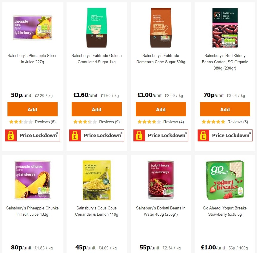 Sainsbury's Offers from 4 October