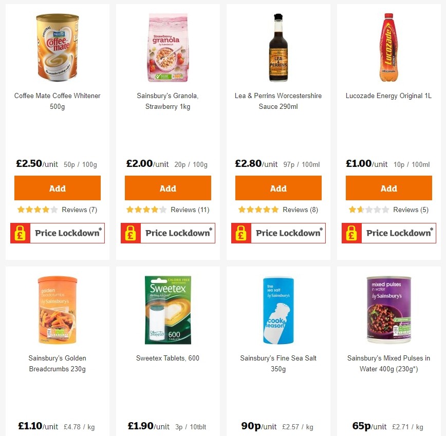 Sainsbury's Offers from 4 October