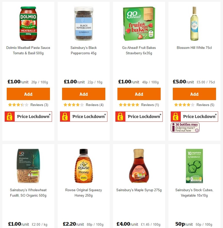 Sainsbury's Offers from 4 October