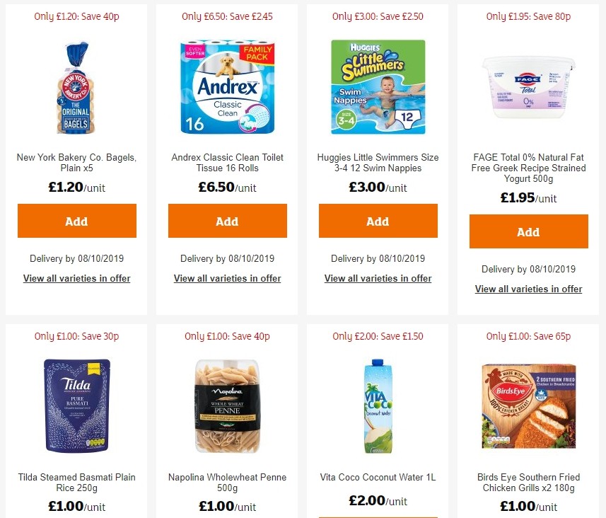 Sainsbury's Offers from 4 October