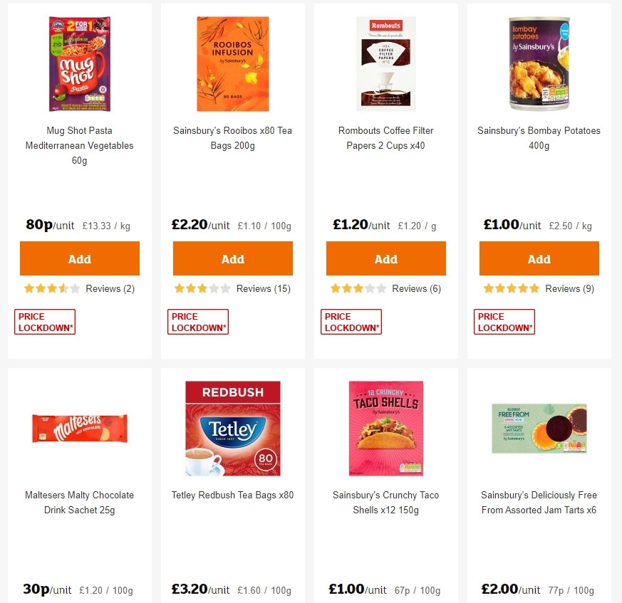 Sainsbury's Offers from 25 October