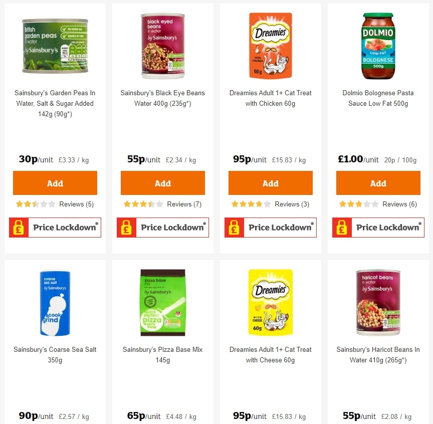 Sainsbury's Offers from 1 November