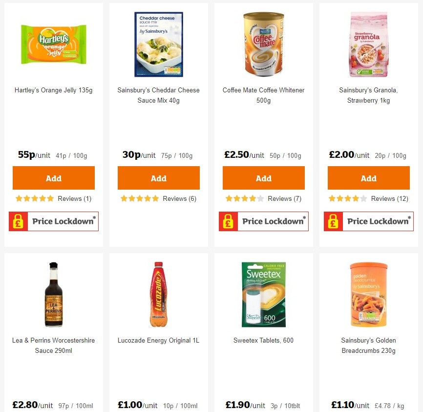 Sainsbury's Offers from 1 November