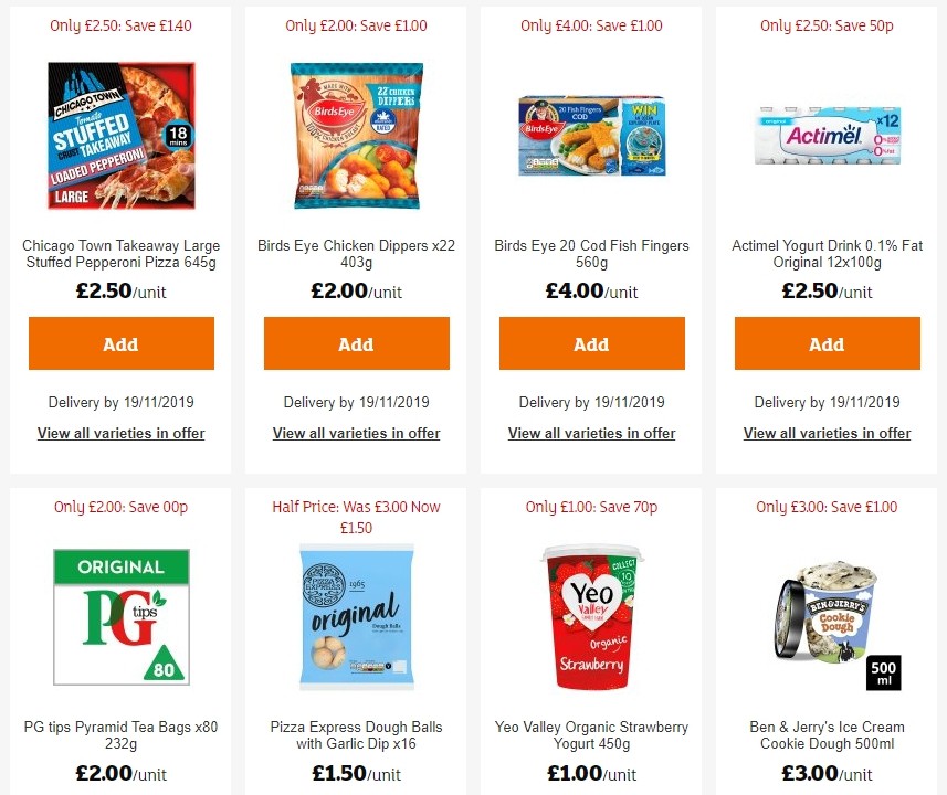 Sainsbury's Offers from 1 November