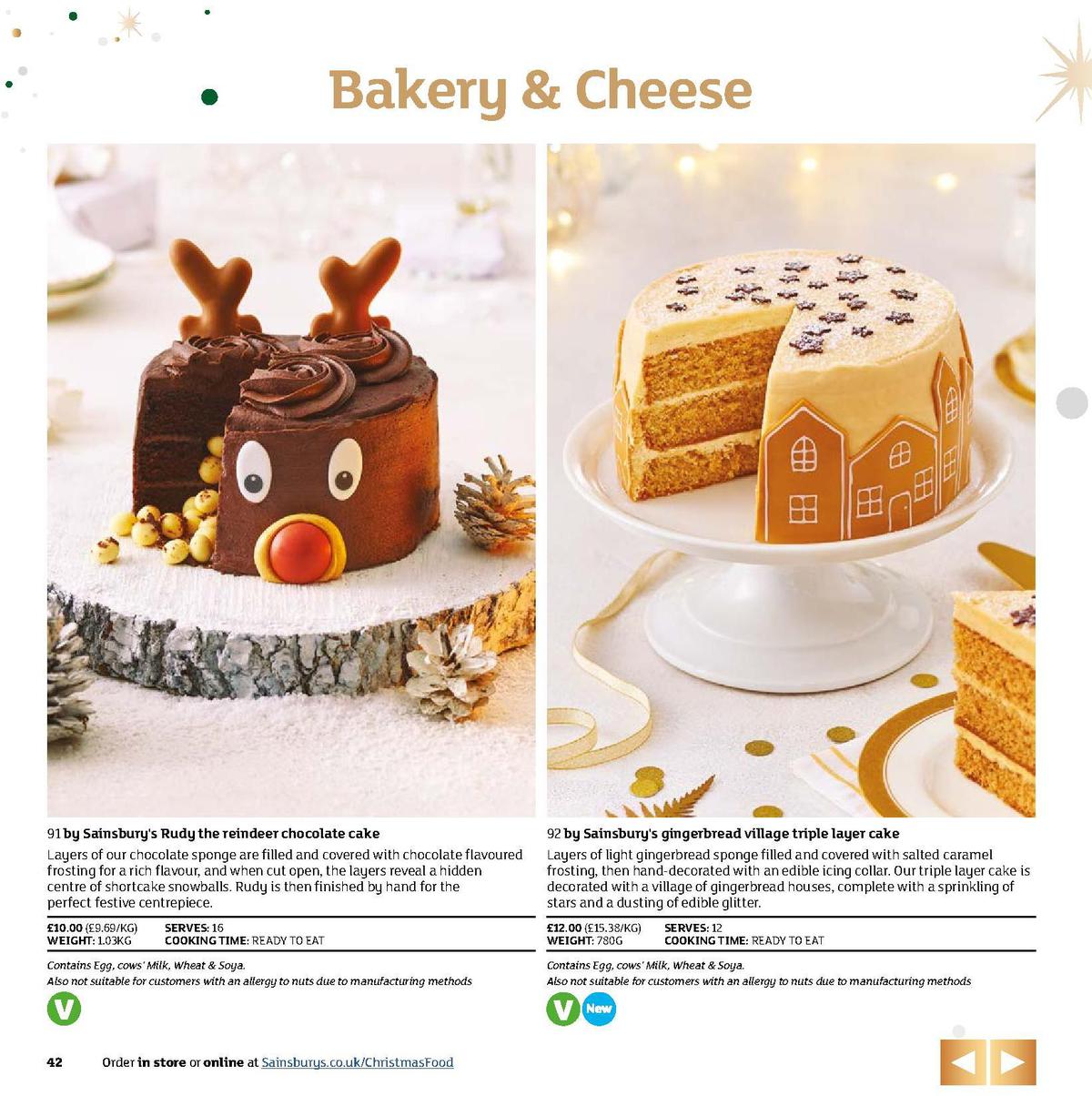 Sainsbury's Christmas Food Brochure Offers from 5 November