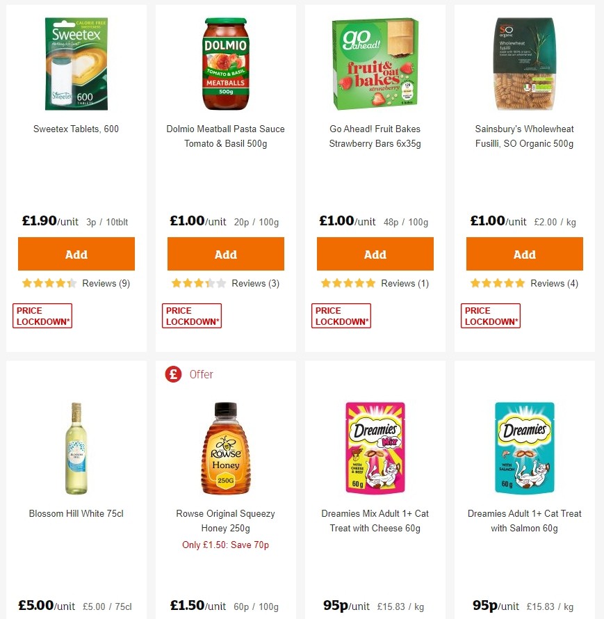 Sainsbury's Offers from 22 November