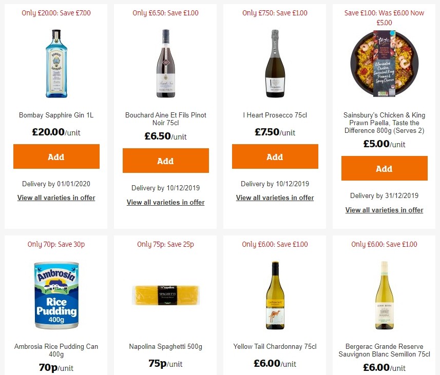 Sainsbury's Offers from 22 November