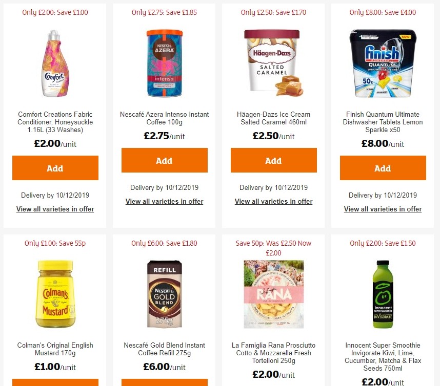 Sainsbury's Offers from 6 December