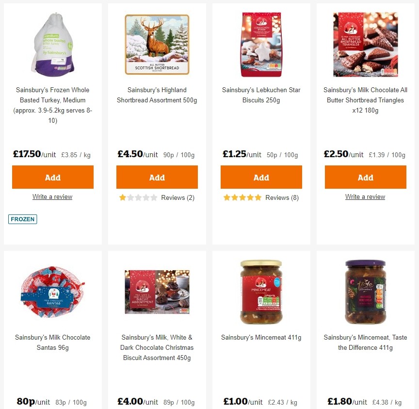 Sainsbury's Offers from 6 December