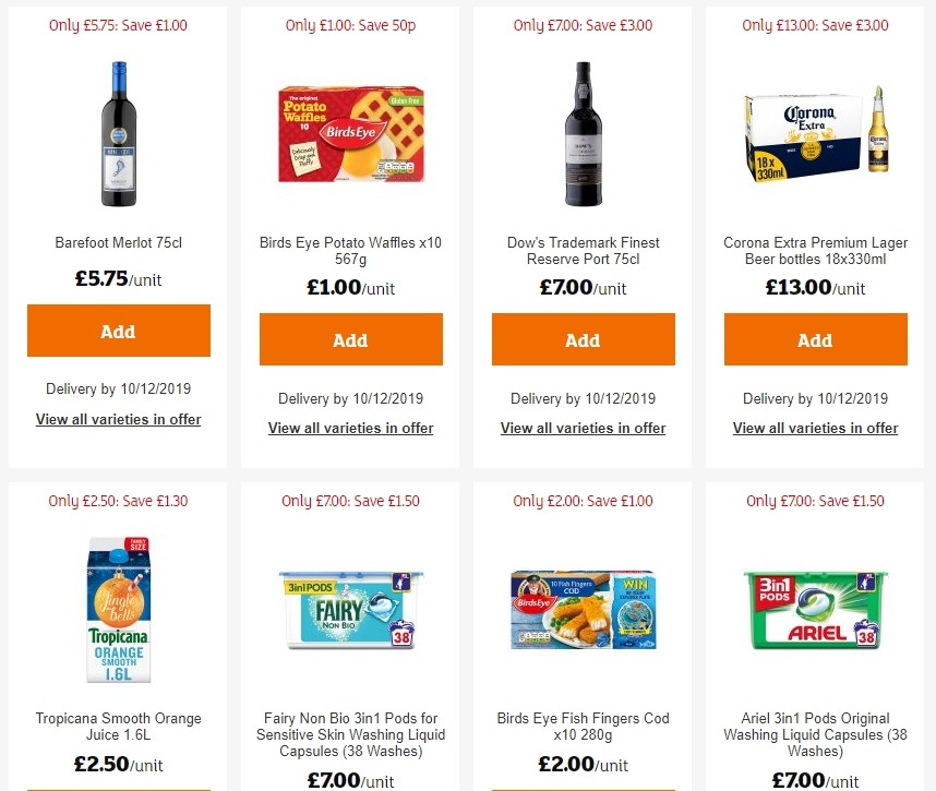 Sainsbury's Offers from 6 December