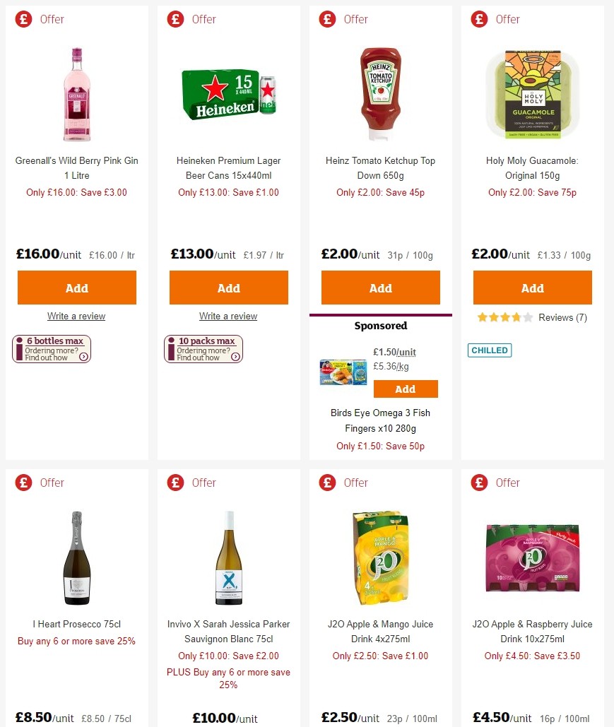 Sainsbury's Offers from 13 December