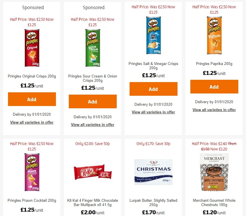 Sainsbury's Offers from 13 December