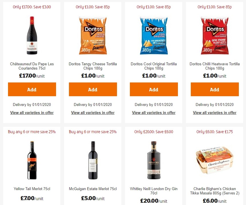 Sainsbury's Offers from 13 December