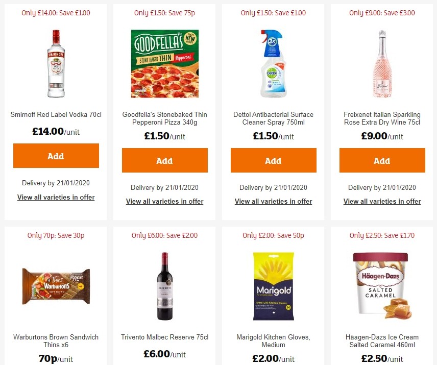 Sainsbury's Offers from 10 January