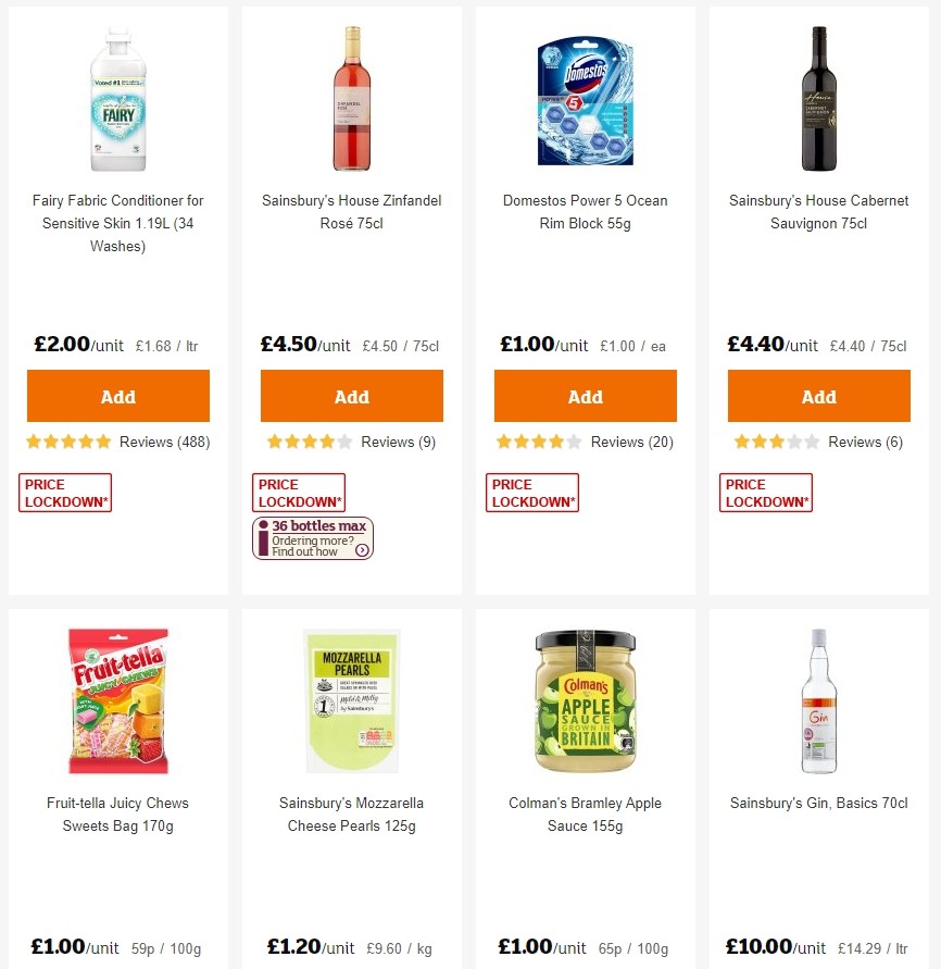 Sainsbury's Offers from 10 January