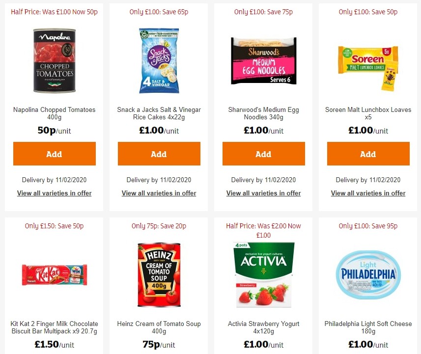 Sainsbury's Offers from 24 January