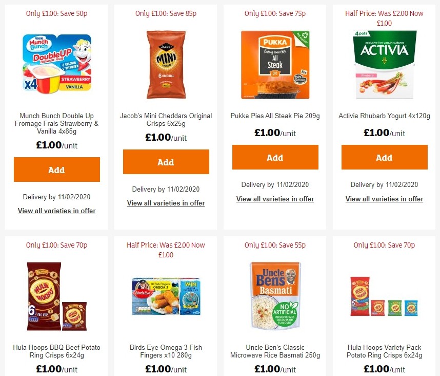 Sainsbury's Offers from 24 January